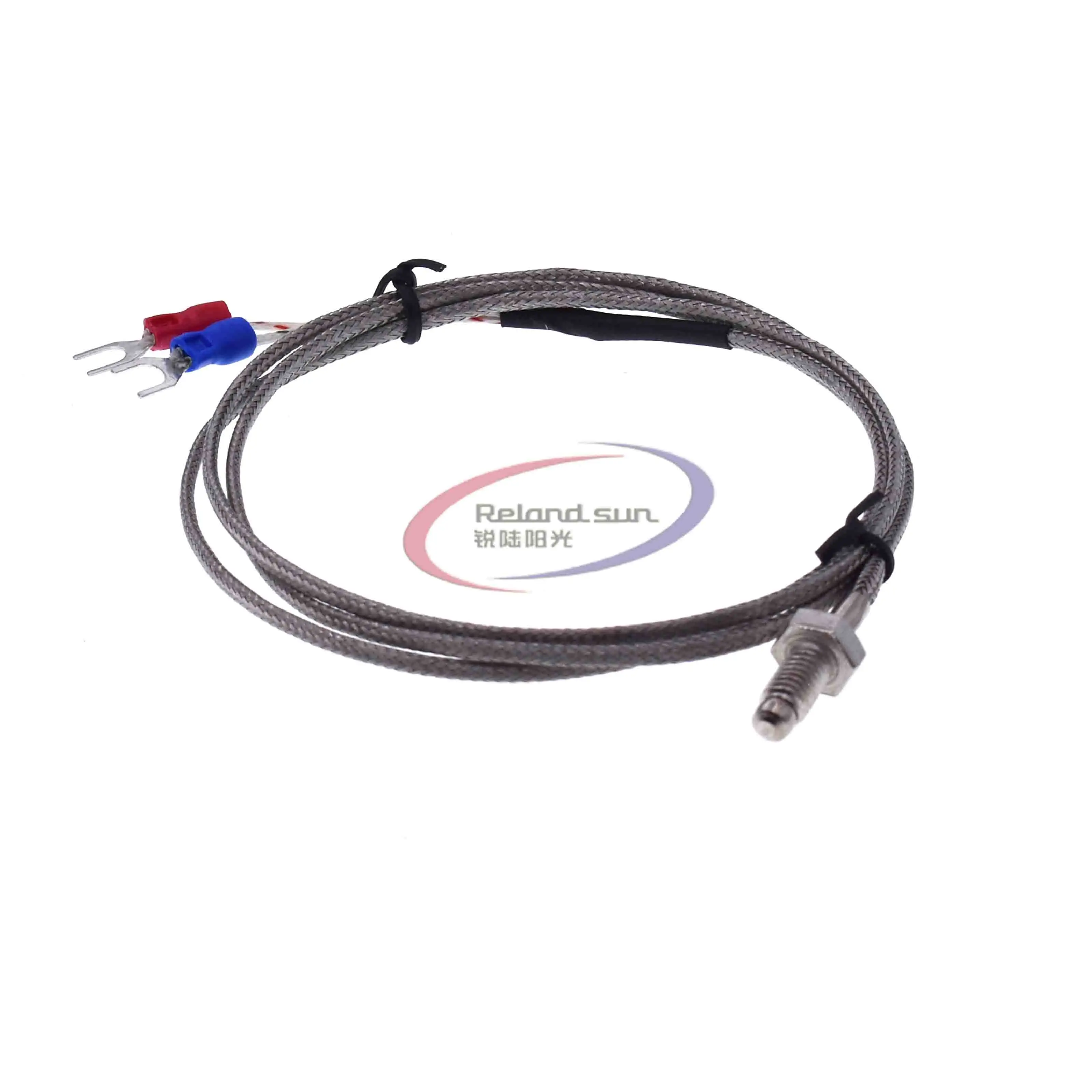 K-type Thermocouple Probe High Temperature Sensor Thermistor Sensor Probe K Thermocouple Probe 1M for Temperature Controller