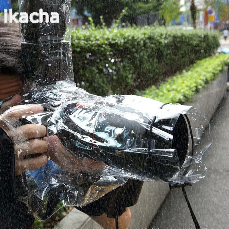 Practical Waterproof Rainproof Dust Sand Proof Camera Rain Cover Protector Camcorder Coat Bag for Nikon Canon
