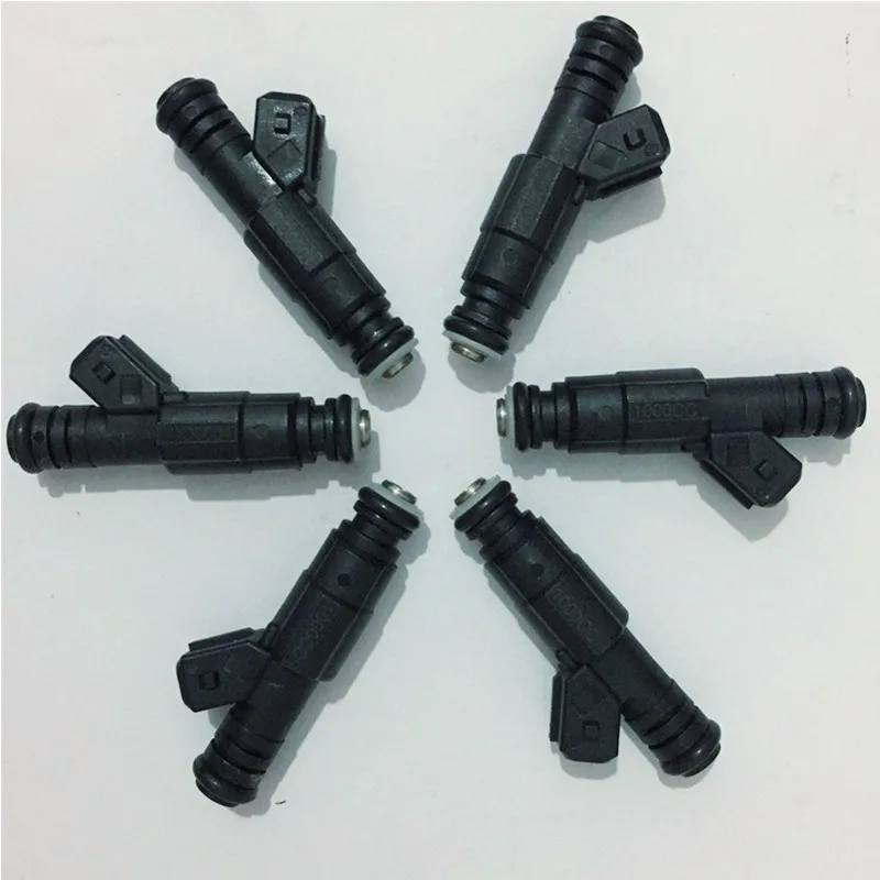 

Video enclosed 6X Flow matched E85 LS1 LS6 1000cc fuel injector universal ev1 connector GT1000 for Audi BMW M3 M5 E90 racing