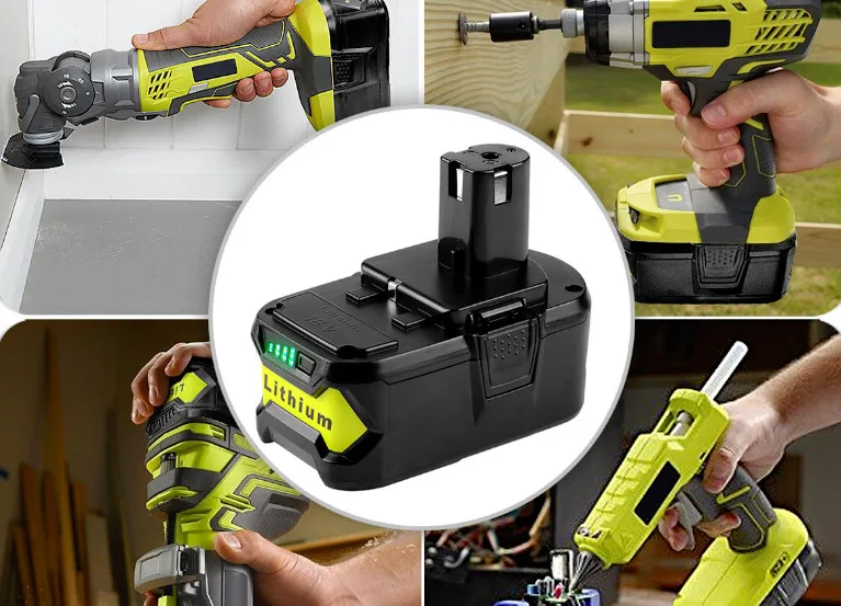 

18V 4500mah Li-ion Battery Replacment for RYOBI P103 p104 p108 18V