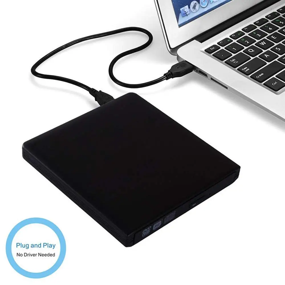 USB 3.0 DVD Drive, CD Burner Driver Drive-free High-speed Read-write Recorder External DVD-RW Player Writer Reader For MAC