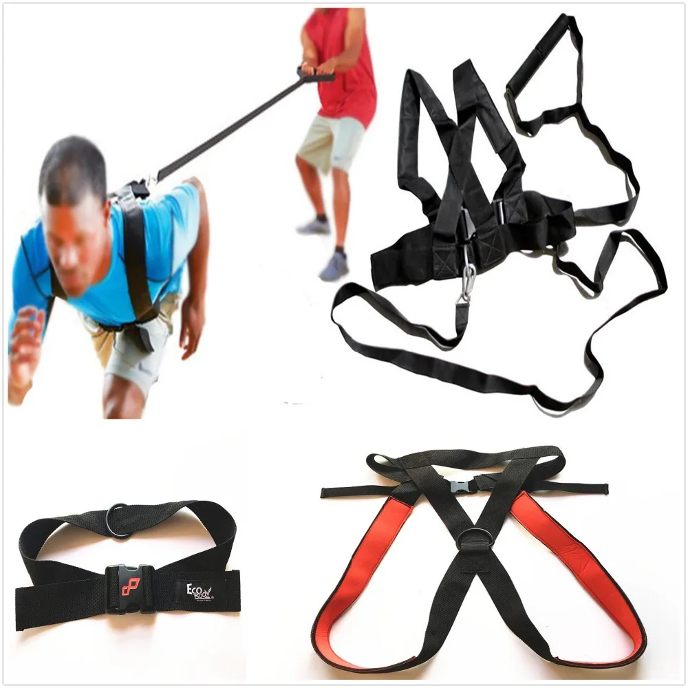 Fitness Pulling Sled Harness Resistance Waist Belts Power Speed Sprint Training