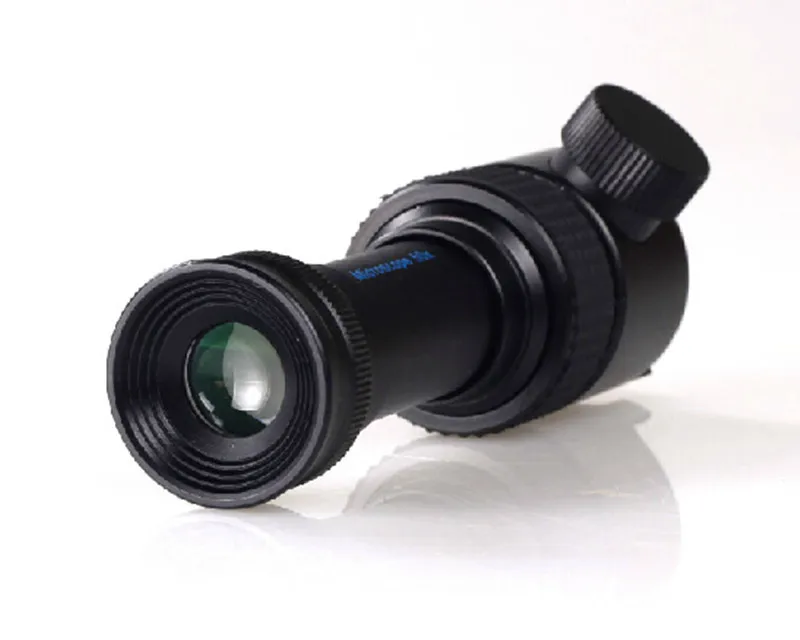 50X LED Illuminated Magnifier Pocket Microscope Loupe Emerald Jade Identification with Lamps Measuring Scale Graticule 0.05mm