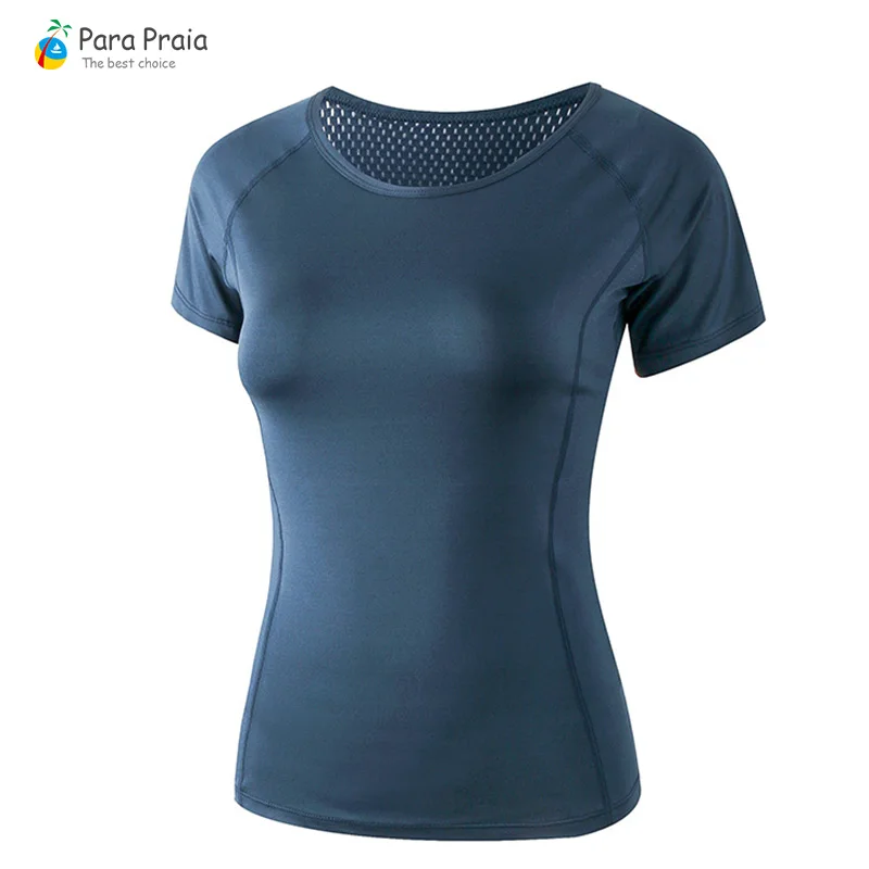 Ropa Deportiva de 5 colores para mujer, Camiseta deportiva para mujer, camiseta de entrenamiento para gimnasio y Yoga, ropa deportiva para mujer de