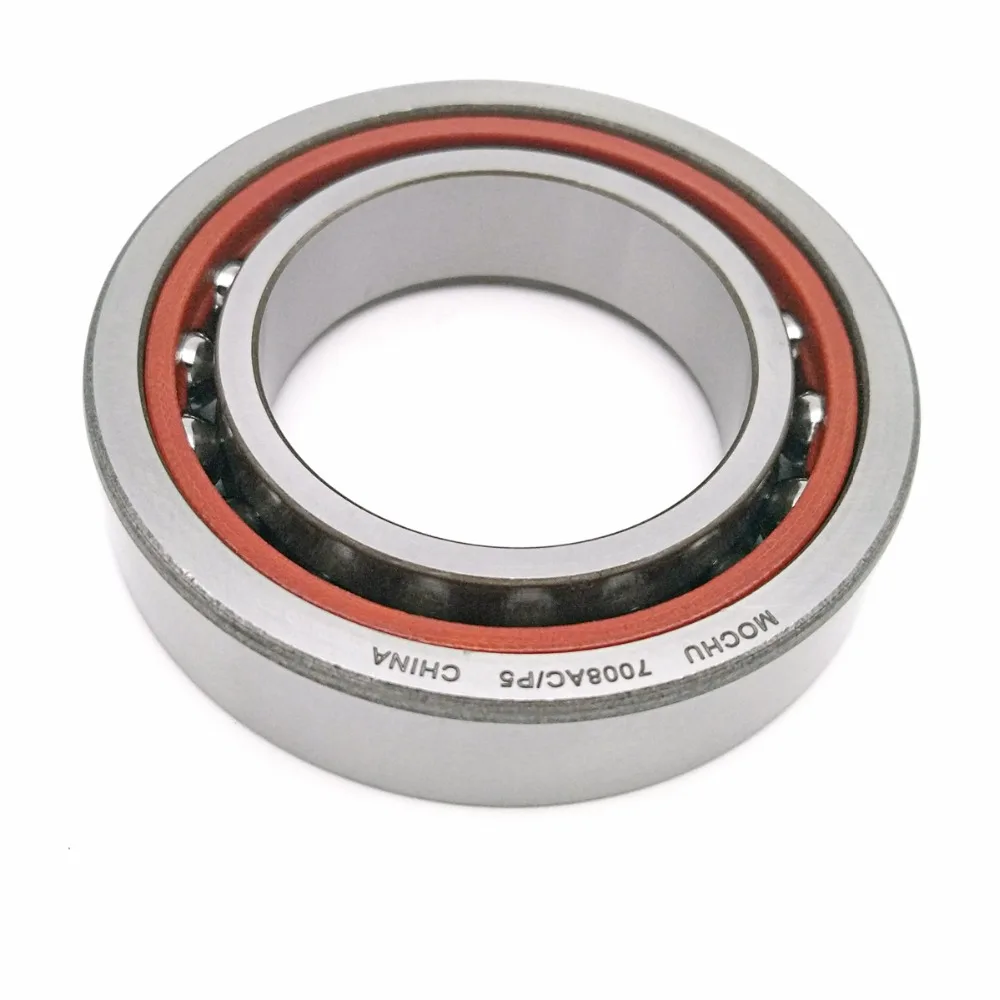 1pcs MOCHU 7008 7008AC 7008AC/P5 40X68X15 Angular Contact Bearings Spindle Bearings CNC ABEC-5 25 Contact Angle