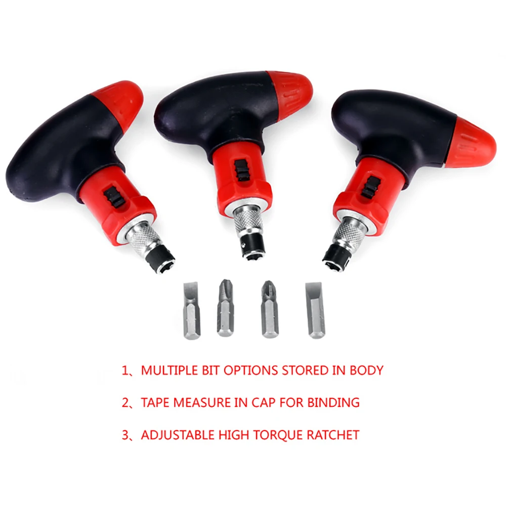 Ski Snowboard Flat Mouth Screwdriver Plum Blossom Screwdriver Gear Twist Labor Saving Fixator Repair Gadget