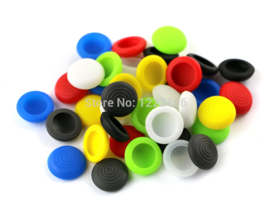 1000PCS Silicone Analog Joystick Grips Cap Cover thumbsticks joysticks For PS4 Xbox one Controller