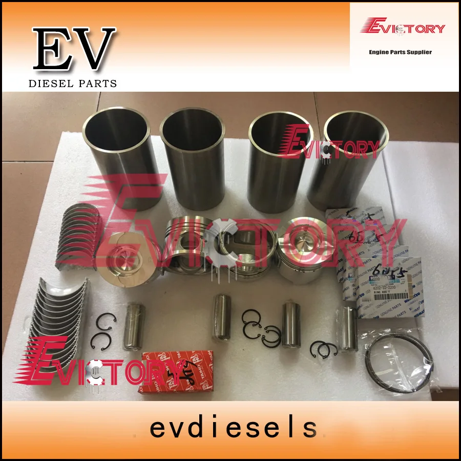 For komatsu overhaul S4D95 S4D95L Piston+ring+liner+gasket+bearing