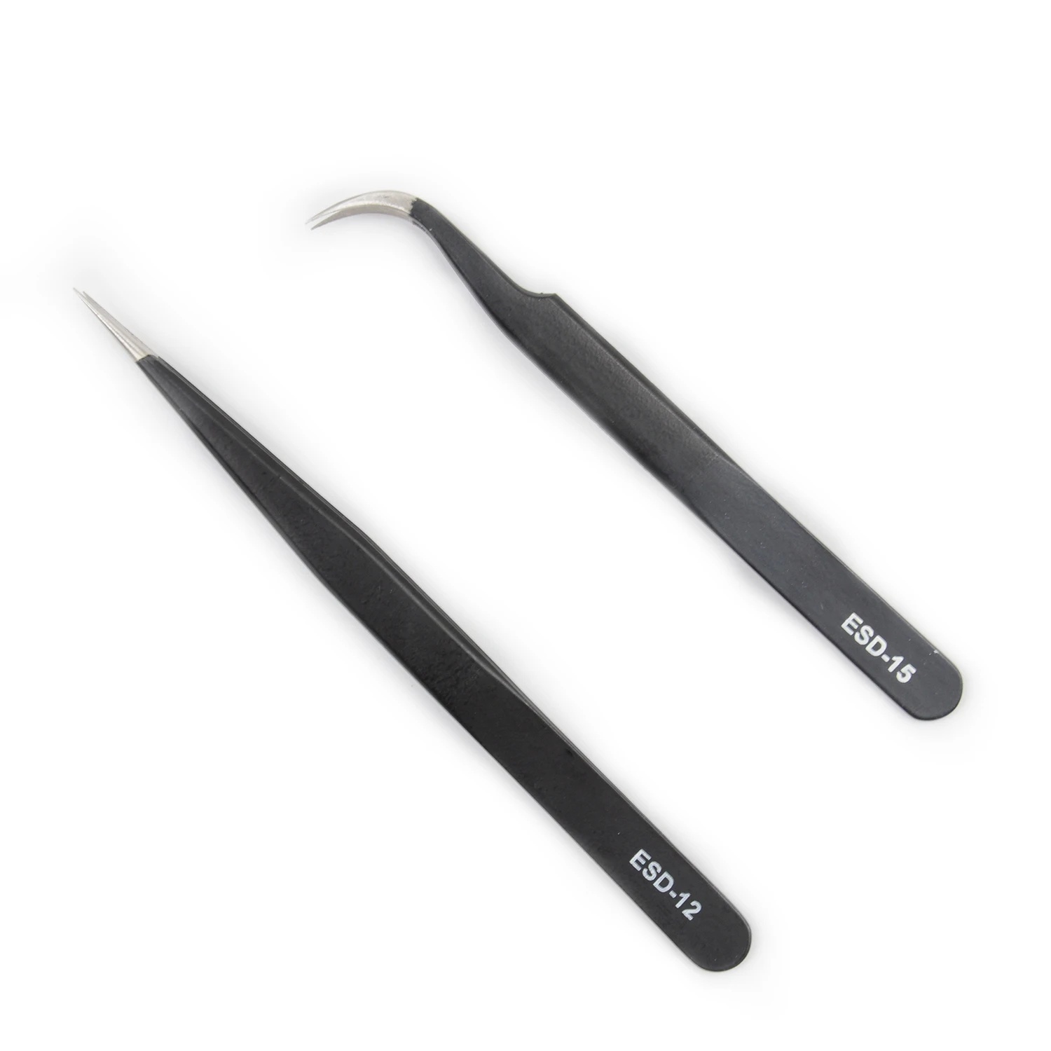 الفولاذ المقاوم للصدأ الحاجب منحني مستقيم الملقط رمش تمديد أدوات ماكياج المهنية ملاقط رمش الأظافر ديكور المنتقى #4