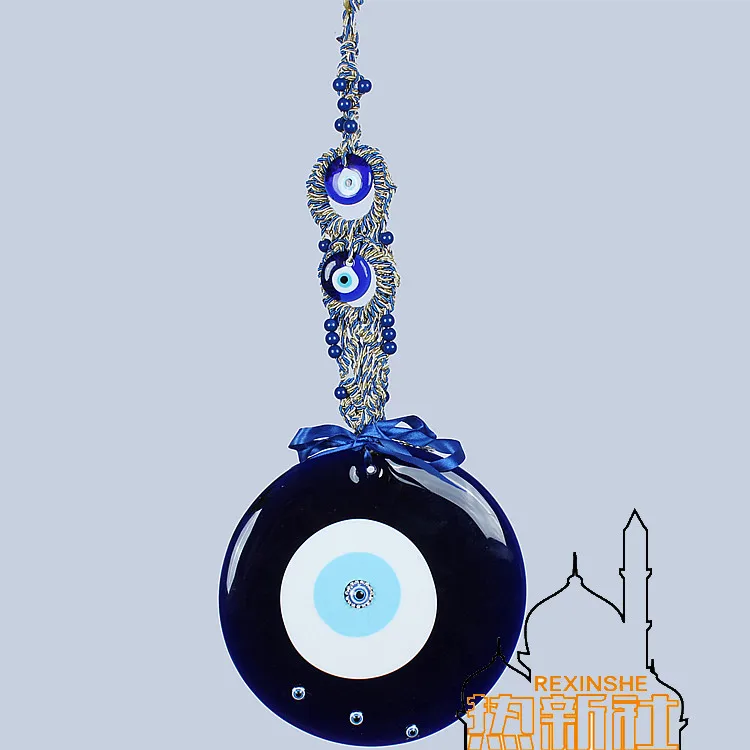 Turkey blue eyes large pendant Muslim peace pendant wall house evil evil eye decorations