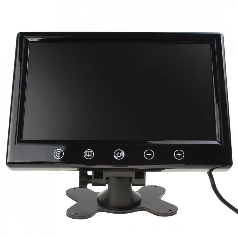 9 inch digital Color TFT LCD with 2 Video input lcd for reversing parking backup rear view camera