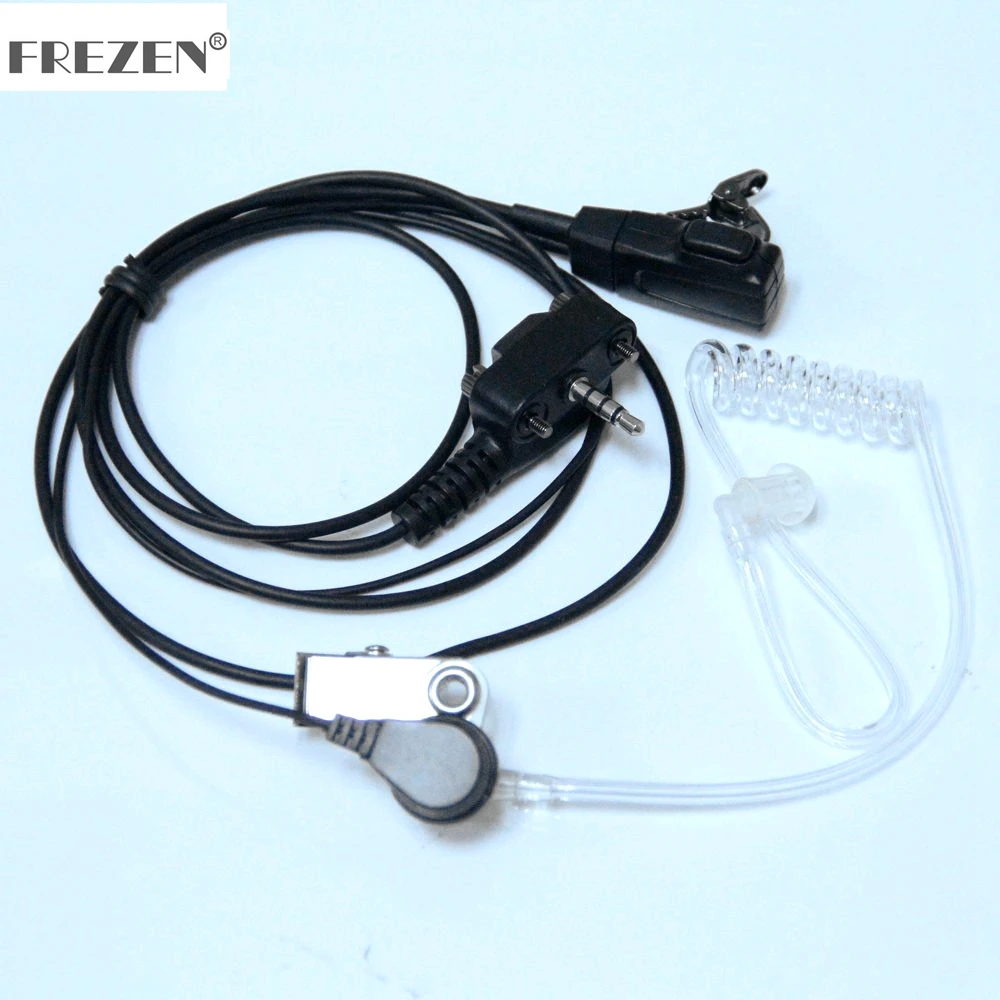 Covert Acoustic Tube Bodyguard Earpiece Headset Microphone For Yaesu Vertex Two Way Radio VX-231 VX-131 VX-132 VX-150 VX-160