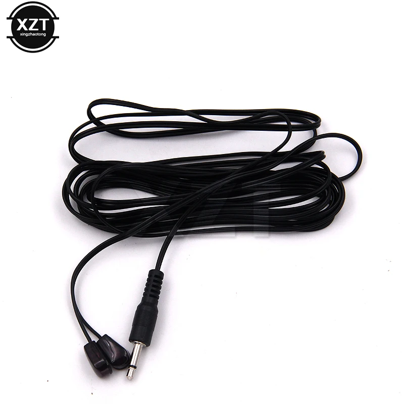 Black 3 Metre Dual Infrared (IR) Emitter Extension Cable With 3.5mm Jack Plug For Xbox One TV Set STB/DVD/DVR/PV