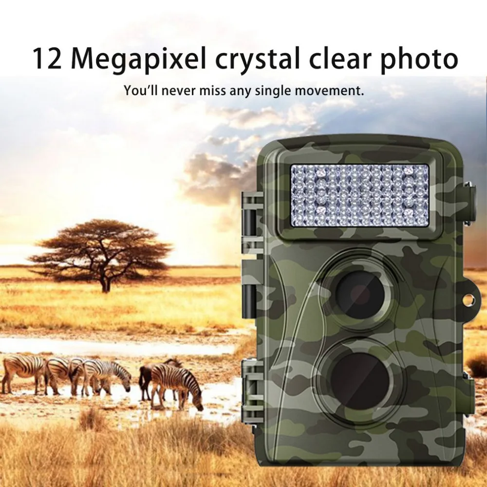 Minicámara HD profesional para caza de Vida Silvestre, videocámara DV con Sensor de movimiento LED, visión nocturna IR, impermeable, para exteriores, 34 Uds.