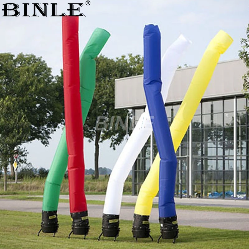 

Free shipping attractive mini inflatable air tube man sky air dancers with different colors for sale