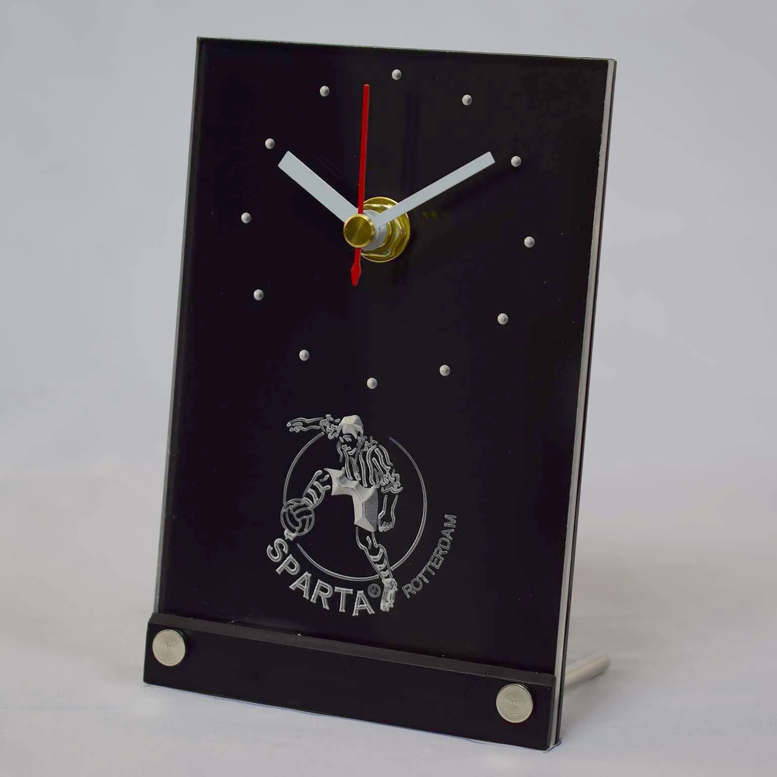 tnc1024 Sparta Rotterdam Eerste Divisie Netherlands Football 3D LED Table Desk Clock