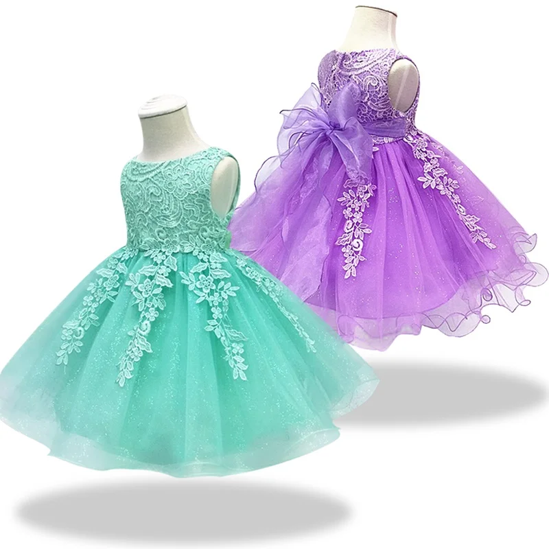 2018 New Lace Baby Girl Dress 9M-24M 1 Years Baby Girls Birthday Dresses Vestido birthday party princess dress16