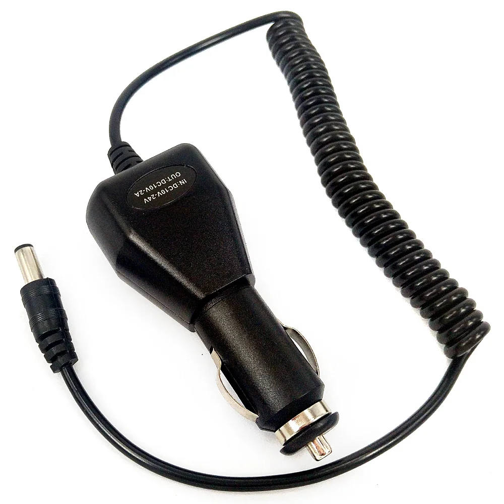 Cigarette Lighter Car Charger for Baofeng UV-5R UV5R UV-9R Plus BF-9700 BF-A58 Walkie Talkie Two Way Radio Charger Base 12-24V