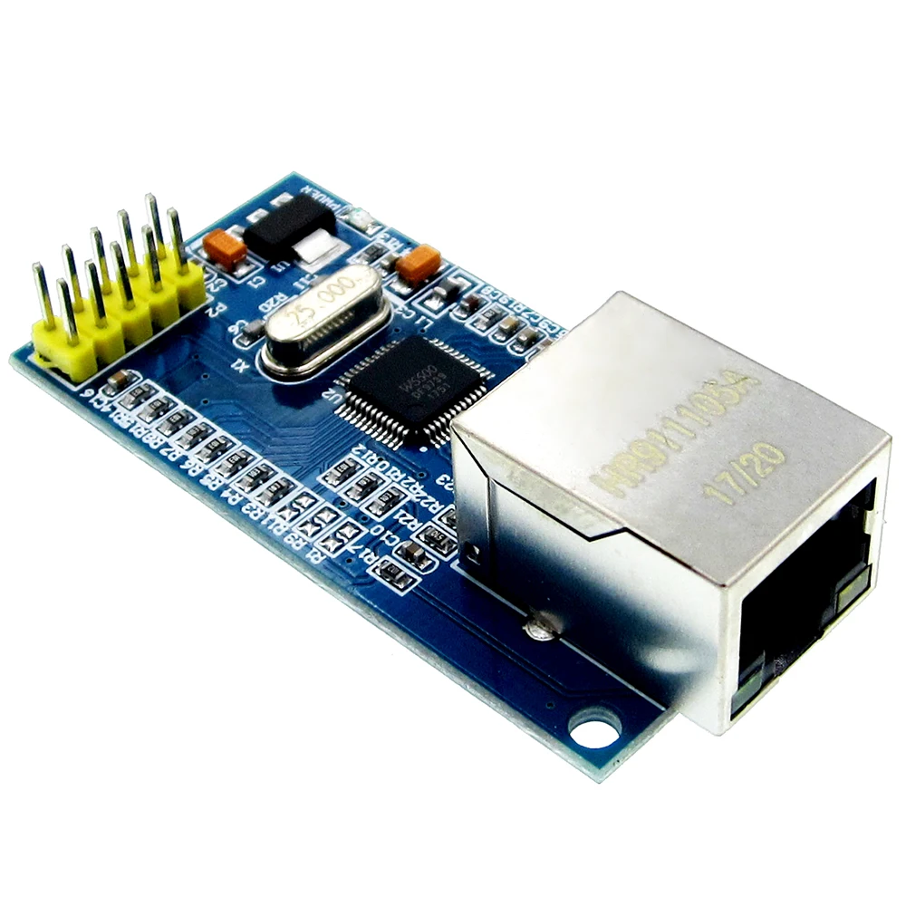 Programa do microcontrolador da ferragem tcp/ip 51/stm32 do módulo de rede dos ethernet w5500 sobre w5100
