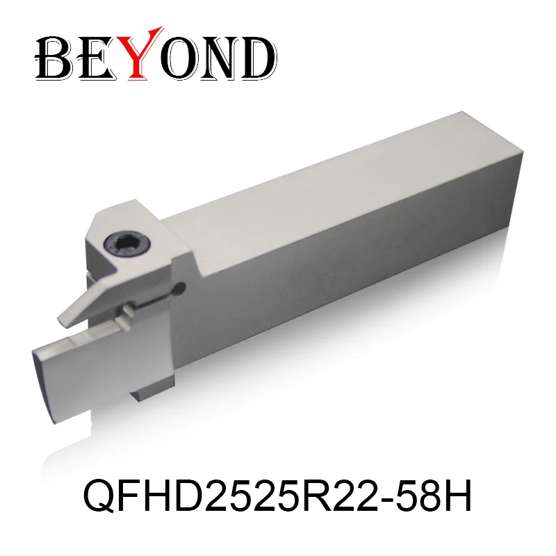 

BEYOND QFHD QFHD2525 QFHD2525R22 58H 86H 130H 185H CNC External Cutting grooving Turning tool Holder ZTHD0504-MG Carbide Inserts