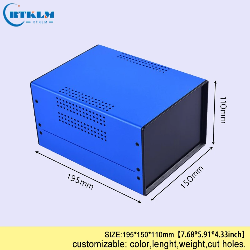 Iron junction box diy enclosure for project box Iron power supply equipment cases custom iron electric enclosure 195*150*110mm