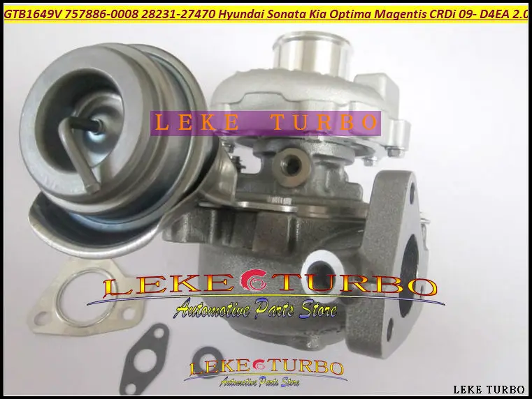 Free Ship GTB1649V 757886-0008 28231-27470 757886 Turbo Turbocharger For HYUNDAI Sonata For Kia Optima Magentis D4EA 2.0L CRDi