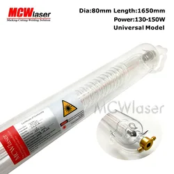 MCWlaser 130 w Acutal 130 w-150 w CO2 Tubo Del Laser 165 cm Espresso di Aria e di Assicurazione