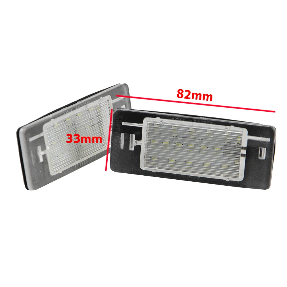 2pcs canbus Error Free LED License Number Plate Light Lamp For Opel Vectra C Estate 2002 2003 2004 2005 2006 2007 2008