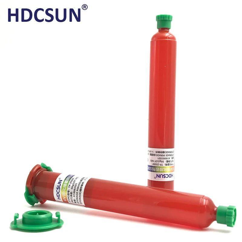 2019 NEW HDCSUN fresh TP-2500F LOCA UV glue liquid optical clear adhesive uv glue tp2500 for touch screen samsung galaxy iPhone