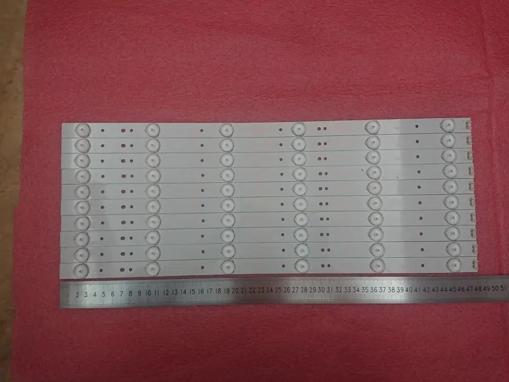 10pcs/set LED backlight strip for 49E361S 49E360E/5ERS 49E6000 49E600E 49E366W 49M6E 49M6 49X5 49D9 49E3500 49E350E 49E6090