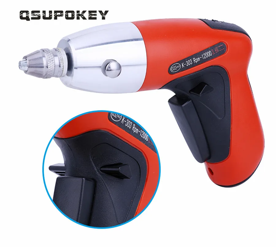 QSUPOKEY KLOM High Quality  Electric Drill Lock Tool  Kit full Sets for Professional Locksmith For Door repair free shipping