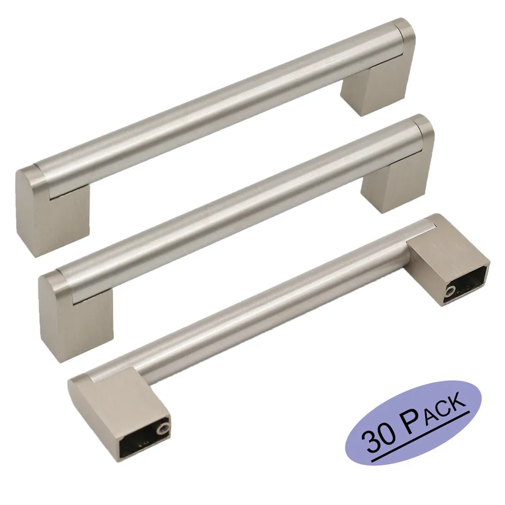 Kitchen Cabinet Pulls Brushed Nickel 3.75