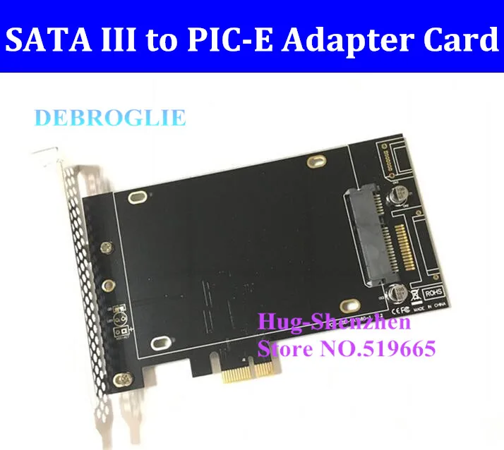 

New High Speed DEBROGLIE DB-2016 SATA III to PCIe SSD Adapter card for mac pro 3.1-5.1 OSX 10.8-10.14