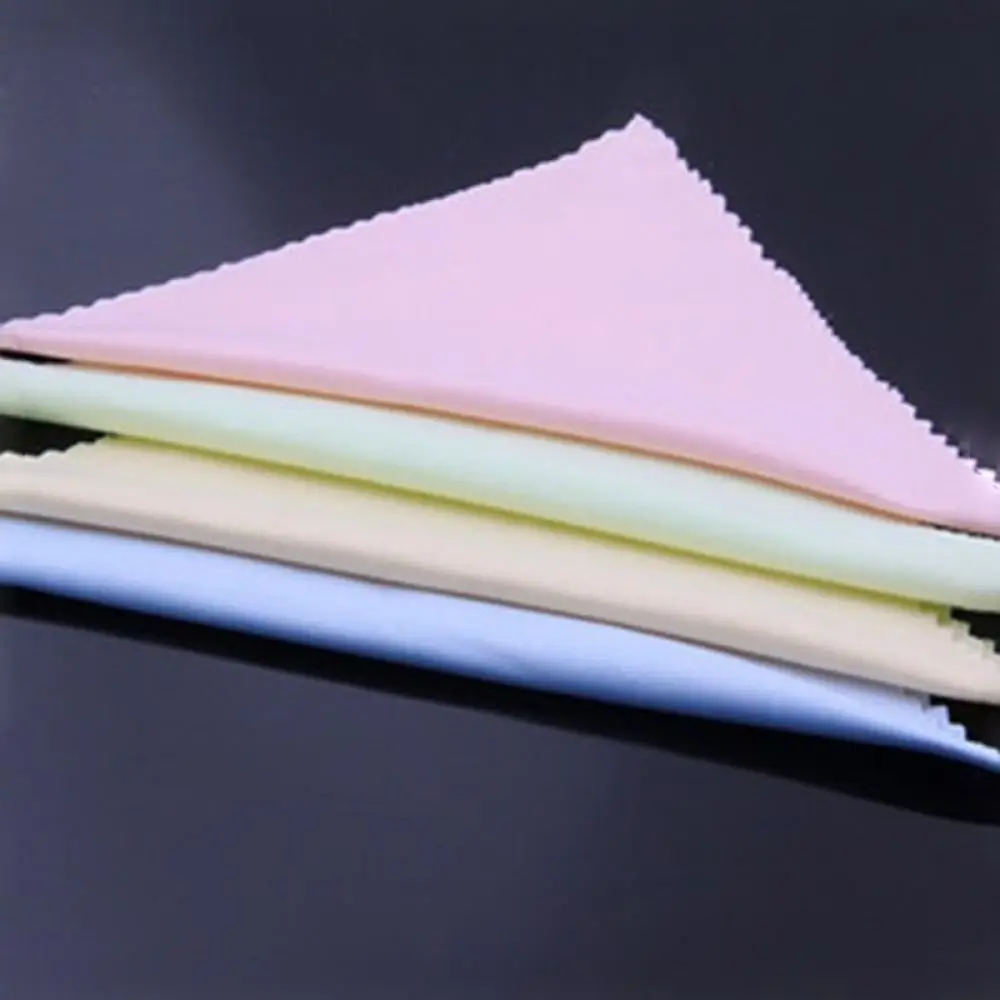 10pcs Cleaner Clean Glasses Lens Cloth Wipes For Sunglasses Microfiber Eyeglass Cleaning Cloth For Camera Computer Color Random
