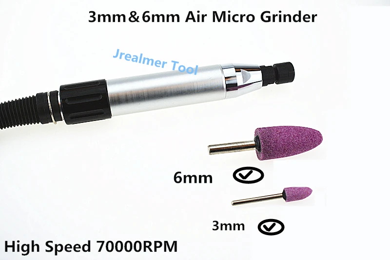 Jrealmer 3mm i 6mm High Speed grinder ołówek młynek do mielenia powietrza młynek ciśnienia oryginalny tajwan