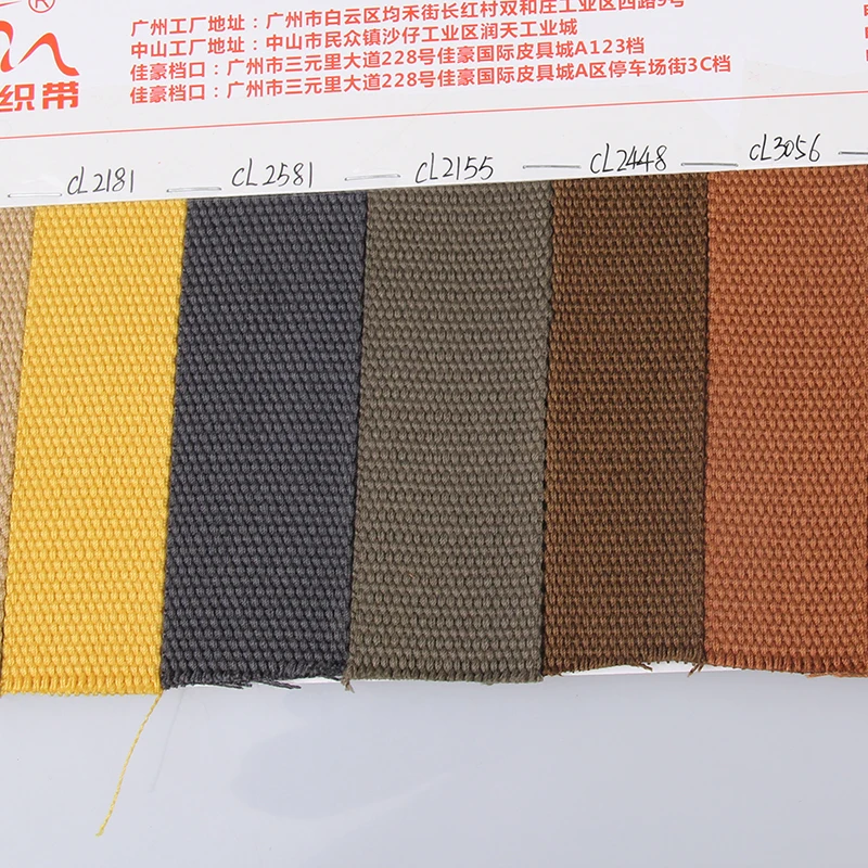 

Cotton Webbing Tape 3.8 CM Many Color In Stock For Sale 50 Yards/Lot With Free Shipping Liman Ribbon Factory