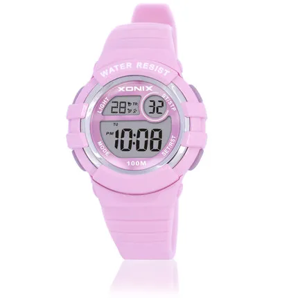 TOP Girls Sports Watches Waterproof 100m Women Multifunction Digital Watch Running Swimming Diving Wristwatch Montre Femme