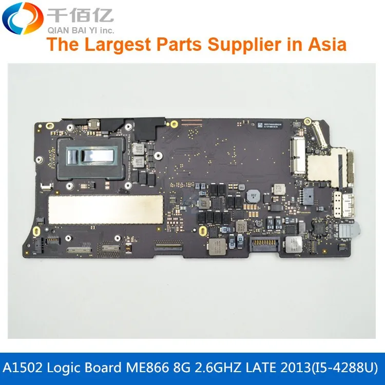 Laptop Mother board A1502 Logic board For MacBook Pro Retina 13' MF839 2.7GHZ 8G i5-5257U Early 2015