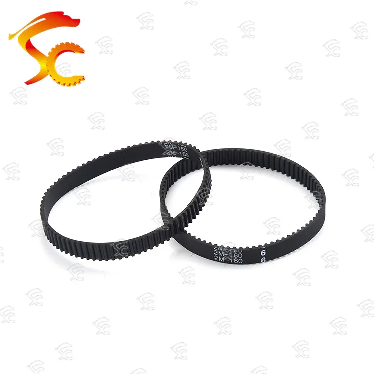 

2pcs GT2 timing belt Perimeter 152 160 168 180 280 140 width 6mm 10mm Teeth 76 80 84 90 140 70 loop 2GT synchronous belt