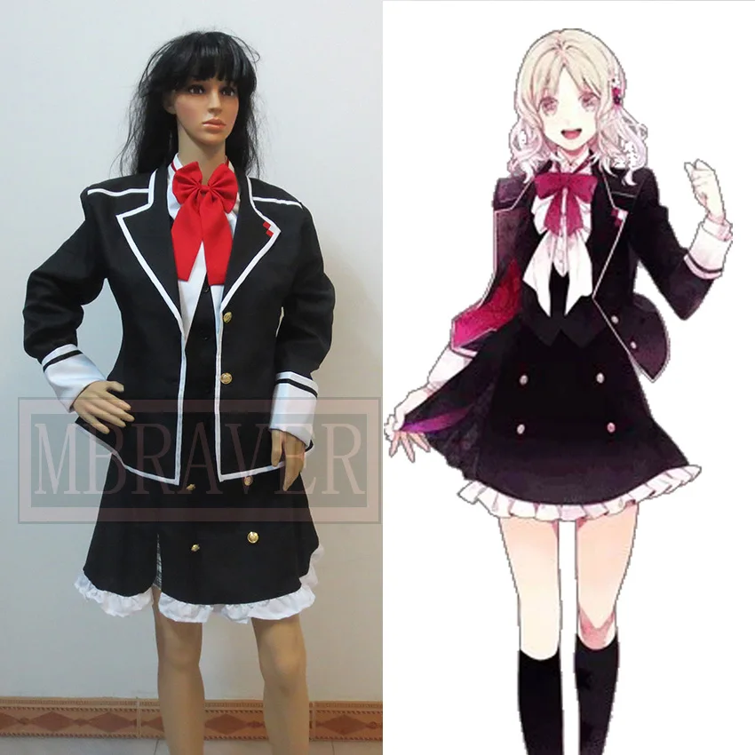 

Anime Diabolik Lovers Komori Yui Cosplay Costume Free Shipping