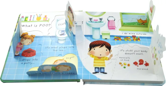 3D Lift The Flap Very First Questions And Answers What Is Poo Flip Picture Board Book Kids Children Early Education