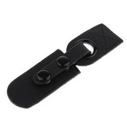 1 Pair PU Leather with Metal Hook Buttons, Coat Fastener for Clothes Duffle Sewing Accessories