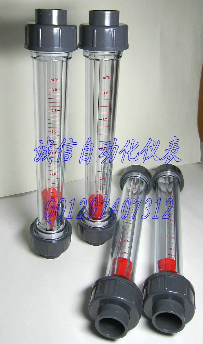 

Long tube float type liquid flowmeter flow meter LZS-25 plastic tube rotameter