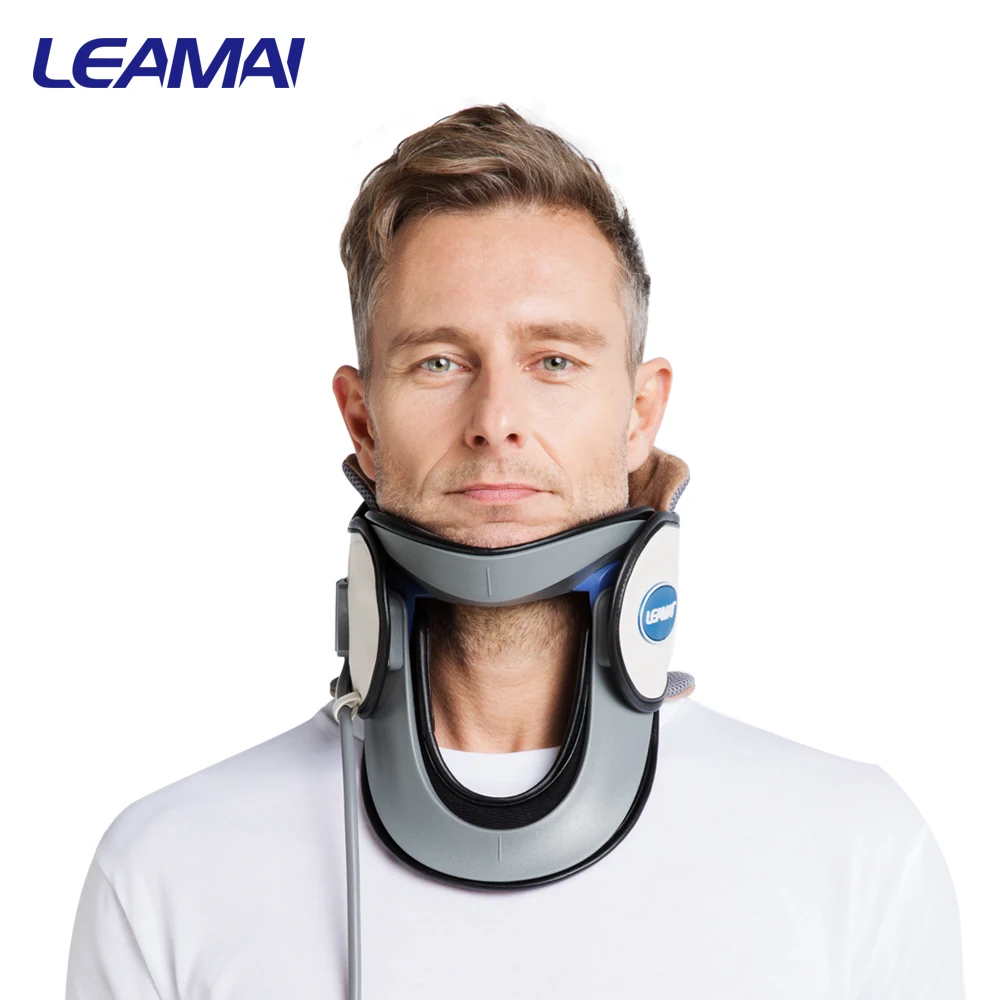 

Medical Inflatable Cervical Collar Tractor Upper Back Neck Massager Pain Relief Household Neck Traction Device Home Use Tool