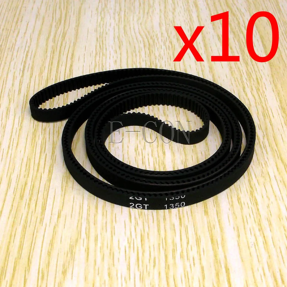 

10pcs/lot 1350-GT2 Loop Timing Belt Width 6mm GT2 Belt Rubber Fiberglass Inner Length 1350mm 675 Teeth for GT2 Timing Pulley