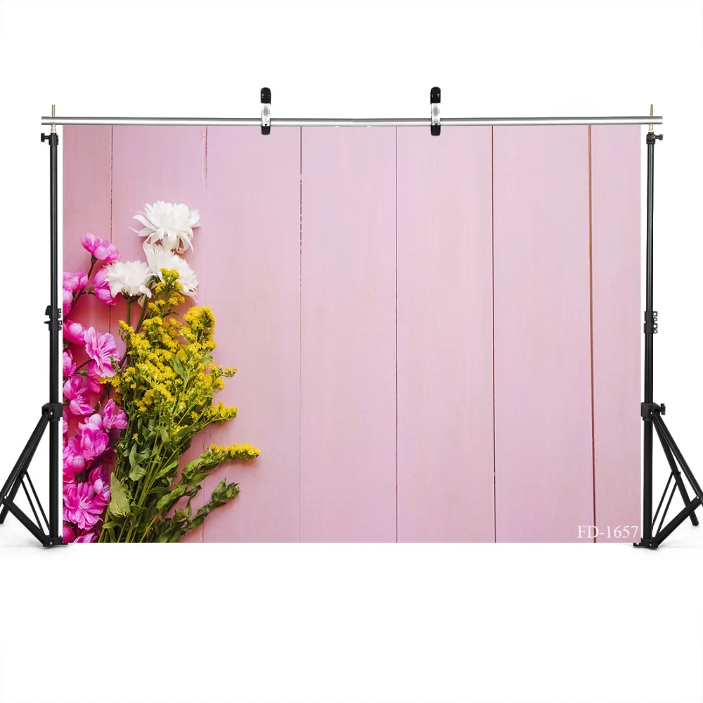 Flower Board Planks Texture Photographic Backdrop for Photo Shoot Props Child Perfume Cream Photographic Background Photo Shoot