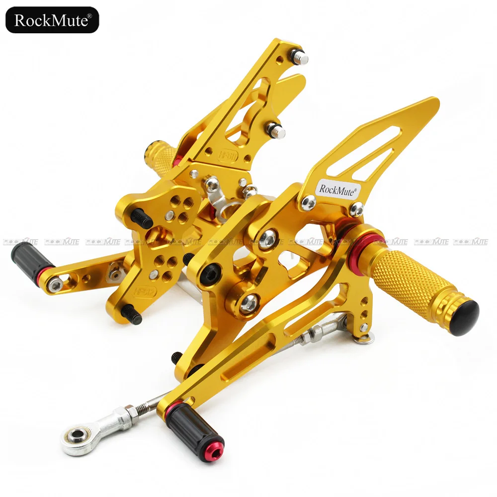 Motorcycle Rearsets For Yamaha YZF R25/R3 MT-25 MT-03 2015-2017 Adjustable Footrest Shift Lever Brake Pedal Foot Pegs Rear Set