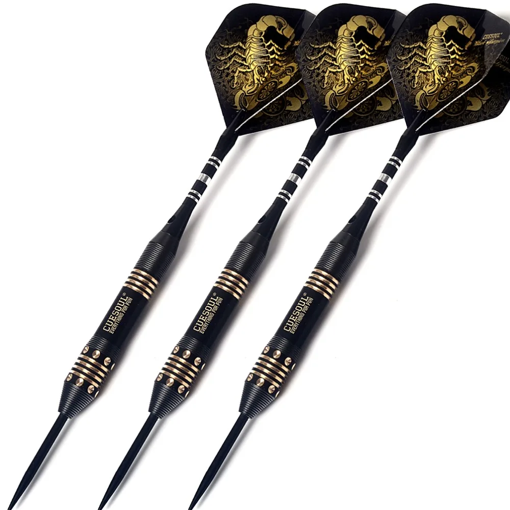 CUESOUL Black Scorpion 24 gram Steel Tip Darts Set - AliExpress 18