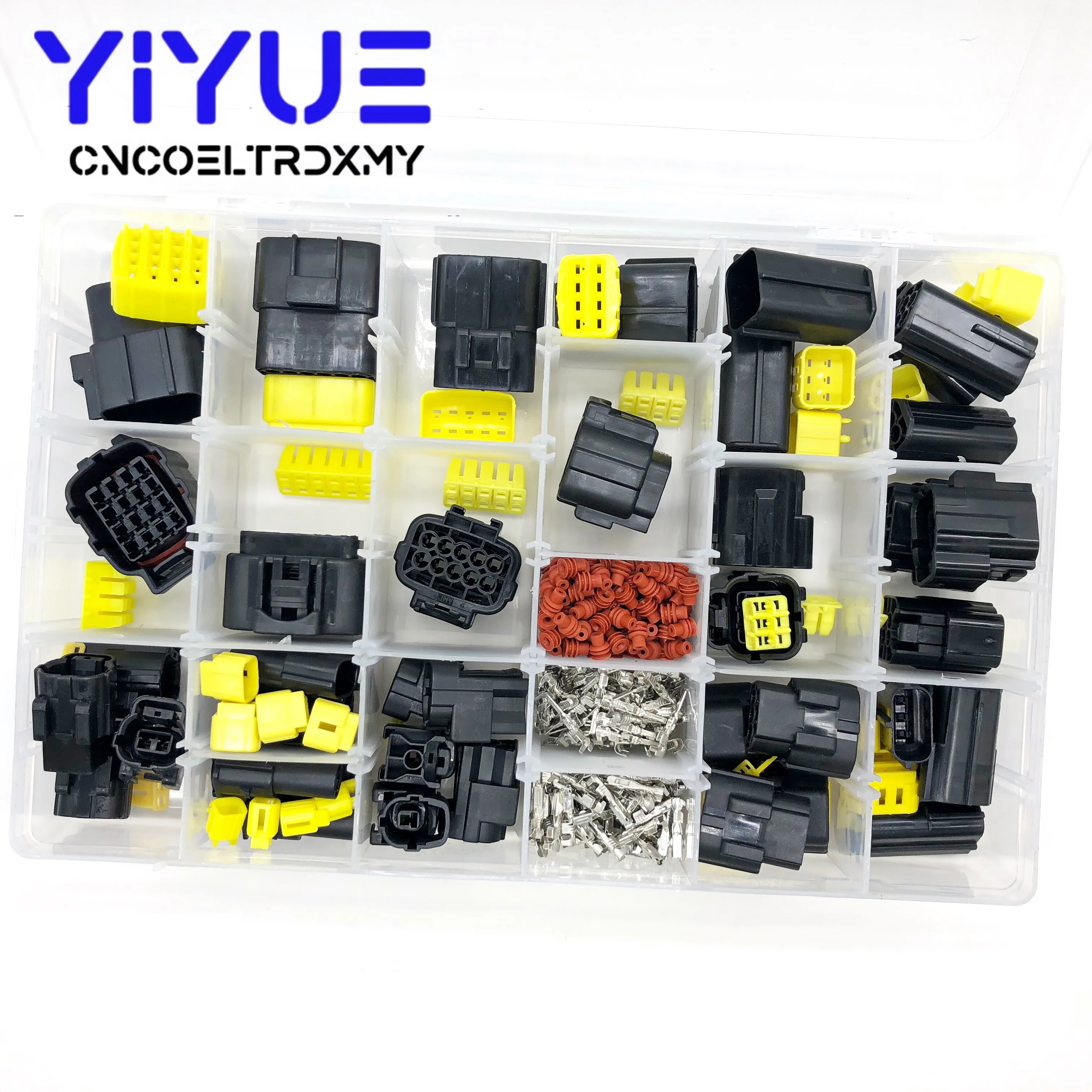 

424 Pcs Denso 1-16Pin Way Waterproof Wire Connector Plug Car Auto Sealed Electrical Set Car Truck connect Kit