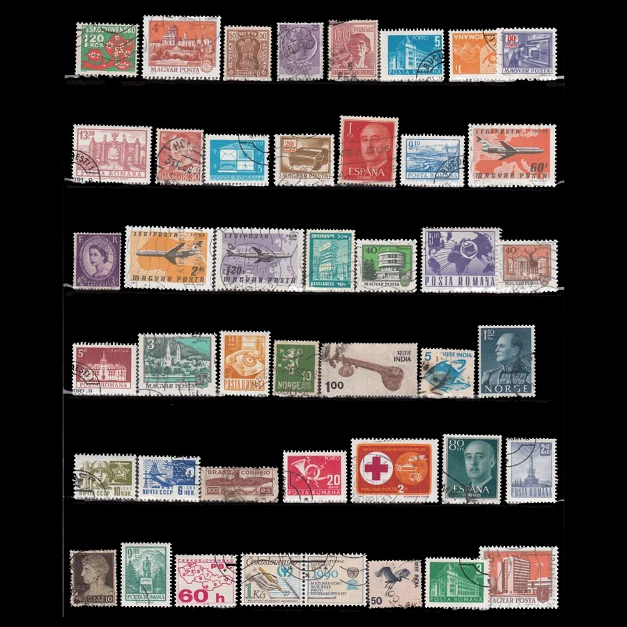 450 PCS/Lot All Different  Postage Stamps With Postage Stamps For Collection Selo postal